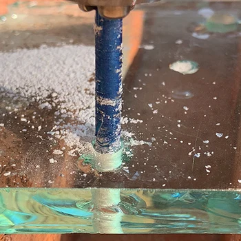 AYHF-7Pcs gulvfliser Glas Mursten Bore Bits Granit Marmor Hul Åbner Glas Keramisk Tør Dril