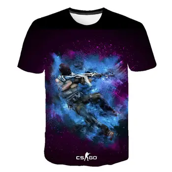 Cool CS GO Gamere nye csgo Mænd, Kvinder, Børn T-shirt 3D-Print Korte Ærmer T-Shirt Sommer Stil Mærke Toppe, t-Shirts Tøj