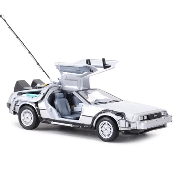 1:24 DMC-12 DeLorean Time Machine Tilbage til Fremtiden Bil Statisk Die Cast Køretøjer Collectible Model Bil-Legetøj