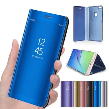 Flip Læder taske Til Huawei P20-P30 Mate 20 20X 10 Pro P40 Lite Ære 20 10X 9X Lite Mirror Cover S Smart Plus 2019 Coque Etui