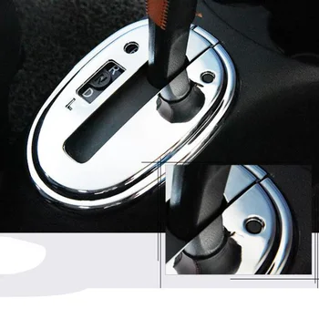 ABS Chrome-bil styling tilbehør til Nissan Sunny 2011-2016 Bil gear shift knappen panel frame Cover Trim