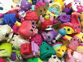 Populære Miniature Shopping Frugt Dukker Action Figurer for Familie Kid ' s Julegave Spille Legetøj Blandet Sæsoner 50 Stk/masse