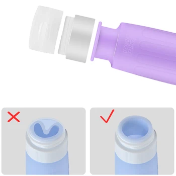 8stk/Set Travel Flaske-Sæt Genopfyldning Silikone Tom Kosmetiske Face Creme Lotion Kosmetiske Flaske Shampoo, Sæbe Flaske Container