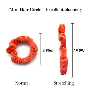 50/40/30 Pc ' Hair Scrunchie Velvet Elastisk HairBands for Kvinder Scrunchies Pack Bånd hovedbøjle Hår Tilbehør
