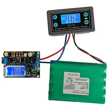 DM5-38V Multifunktions-Voltmeter Amperemeter Elektronisk Belastning Batteri Skærm Tester