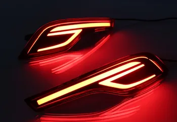 2STK For Honda CRV CR-V 2017 2018 2019 Multi-function-LED Bageste Kofanger Lys tågebaglygte Auto Pære, Bremse Lys Reflektor