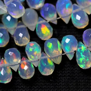 1piece OPAL dråbe facetslebet 5-7MM for DIY smykker at gøre løse perler FPPJ engros natur gemstone