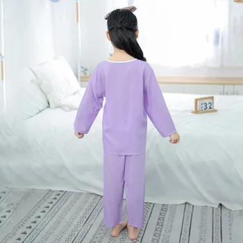 2020 foråret efteråret børn pyjamas børn nattøj baby homewear sæt drenge piger casual pyjamas bomuld nattøj tøj til børn