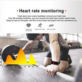 2019 Ny Smart Armbånd Puls Fitness Tracker