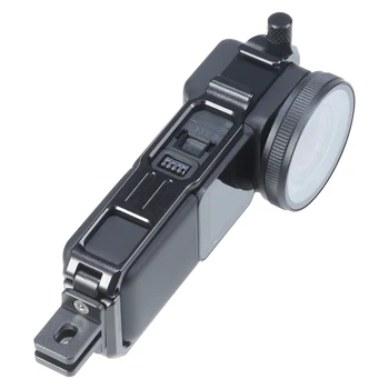 Ulanzi C-ÉN R III Metal Lodret Bur til Insta 360 EN F Kamera Tilfældet Med Dobbelt Kold Sko til Mic LED Lys