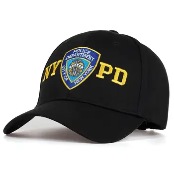 Nye NYPD Broderi Baseball Cap Udendørs Solen Justerbar Caps Bomuld Par Hat Hip Hop Snapback Caps