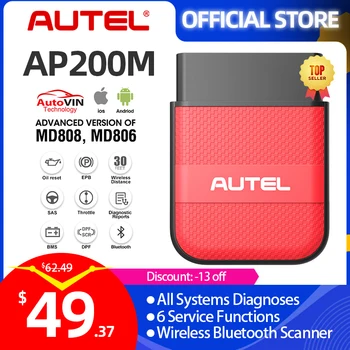 Autel AP200M Bluetooth obd2 scanner kode reader fuld system diagnostisk værktøj, diagnostisk scanner pk easydiag 3.0 thinkdiag