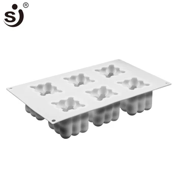 SJ Salgsfremmende Uregelmæssige Sky 3D Silikone Kage form Geometriske Rhombus Chokolade Kager Mouss Bageforme Kage Udsmykning Værktøjer