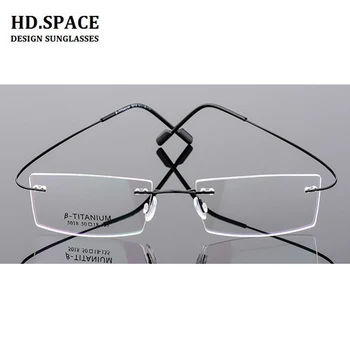 Ultra-let Titanium Legering Uindfattede nærsynethed briller Nærsynet Briller recept briller -1.0 -1.5 -2.0 -2.5 -3.0 -3.5 -4.0