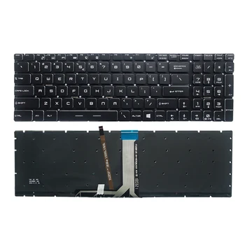 Nye engelske Crystal RGB-baggrundsbelyst farverige Tastatur til MSI GT62 GT72 GE62 GE72 GS60 GS70 GL62 GL72 GP62 GT72S GP72 GL63 GL73 OS