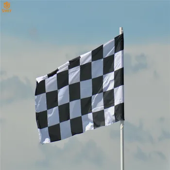 SMJY 90x150cm F1 Racing Flag Polyester Klassiske Sort Hvid Ternet Racing Race Begynde Særlig Banner Gratis Fragt