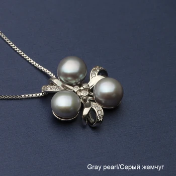 Mode multi-perler halskæde til kvinder Naturlige ferskvands-7-8mm perle halskæder, vedhæng Zircon kæde brude Boheme smykker