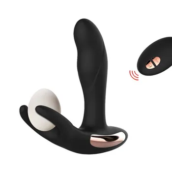 DIBEI varme 7 Hastighed G-spot Vibrator Fjernbetjening Anal Prostata Massager Genopladelige Voksen Sex Legetøj til Mænd Butt Plug