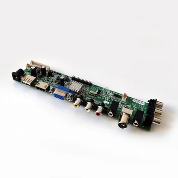 Passer HM185WX1-300 HM185WX1-400 opgradere 1366*768 AV VGA USB DVB 3663 TV digital 30 pin LVDS-skærmen, LCD-drevet yrelsen DIY Kit