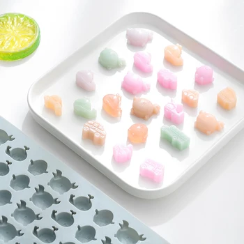 Silikone tegnefilm candy forme DIY frugt, slik, chokolade jelly forme krystal epoxy skimmel bagning værktøjer cupcake forme