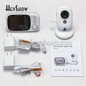 VB603 Video Baby Sove Skærm 3,2 Inches 2,4 G Wireless LCD-To-Vejs Audio-Talk Night Vision Overvågning Baba Kamera Overvågning