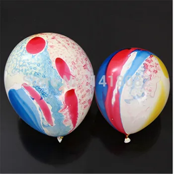 (50 stk./masse ) latex runde Udskrivning ballon farverige 10 tommer 2,2 g ballon børnenes fest dekoration flerfarvet balloner