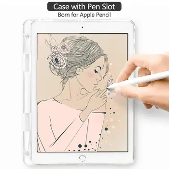 Animalsk Frugt Til iPad Pro 11 2020 Funda Med Pen Slot Tablet Klart, Blødt Cover iPad 7th Generation af iPad Luft 1 2 Tilfælde Mini 5
