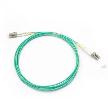 LC/UPC-LC/UPC OM3 Multimode 10G Fiber Patch kabel Duplex MM 50/125um,PVC-Kappe,3.0 mm.Længde eller andre Stik kan tilpasses