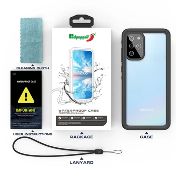 Vandtæt Telefonen er Tilfældet for Samsung S20Ultra Note20 Klare Bagsiden Beskytte Stødsikker Mobiltelefon Dæksel cover Til Galaxy S9plus Note10