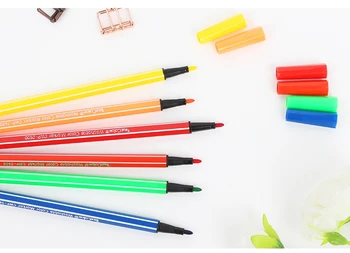 Papelaria akvarel pen sæt børns tegning pen kan være at vaske farveblyanter, akvarel markør manga børste pen