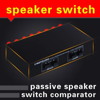 Lyd-Switche 2 Input 2 Output Passiv Switcher Højttaler Forstærker Komparator Audio Selector
