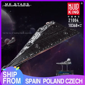 SKIMMEL KING byggesten Star Plan Eclipse-Klasse Dreadnought model sætter Samle Mursten Kits Børn DIY Legetøj Fødselsdag Gaver