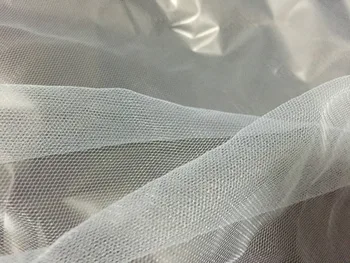 Blød blå lyseblå 165cm bredde super kvalitet nylon mesh tyl net, væv grid stof til tutu bryllup nederdel gardin håndværk