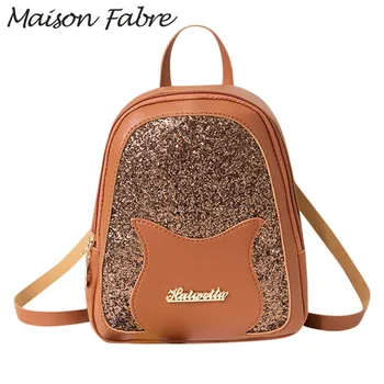 Maison Fabre taske kvinder mini rygsæk læder skuldertasker 2019 sommer Piger skolen Rejse taske Mode damer lynlås rygsæk