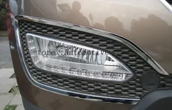 Chrome Front + Bag tåge lys lampe dække Trim For 2013 for Hyundai Santa Fe IX45