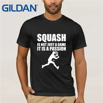Squash er Ikke Bare et Spil, Det er en Passion T-Shirt solen mænd T-shirt Sjove Tees Bomuld, Toppe, T-Shirt med Vintage Besætning Hals