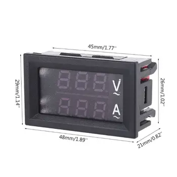 AC-60-500V 10A 50A 100A Voltmeter Amperemeter 0.28