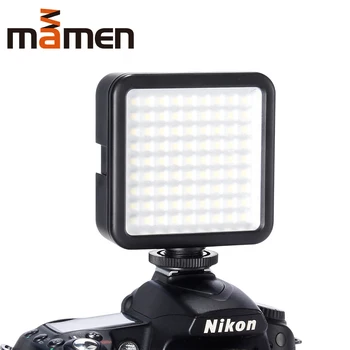 MAMEN 81 LED Dimmabe Fotografering Belysning Foto Studio Video Ring Lampe Youtuber Live Streaming Kamera Til Sony DSLR-Nikon