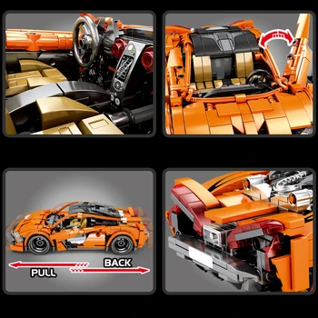 2020 Skaberen Ekspert Technic bil Mclarened P1 Racing Bil byggesten kit Mursten Klassiske Model superbil Legetøj til Børn gave