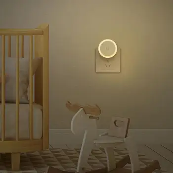 Xiaomi Mi Mijia Smart LED Nat Lys Lys Sensor Touch funktion Nat Lampe Til Hjemmet Korridor Soveværelse Midtergangen AC 220V stik i Version