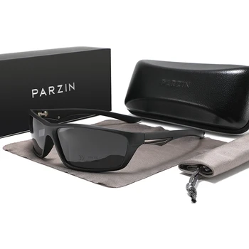PARZIN Polariserede Solbriller Til Fiskeri Beskyttelsesbriller, Camping Vandring Briller Brand Designer Sport Solbriller Med gaveæske UV400