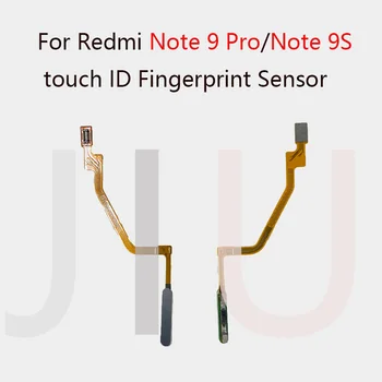 For Redmi Note 9 Pro Redmi Bemærk 9S touch-ID Fingerprint Sensor scanner Hjem Return Tasten Menu Knap, Flex Kabel