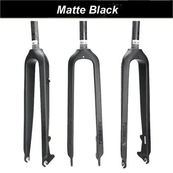 TOSEEK fibra de carbono completa MTB Cykel tenedor 26/27,5/29 er montaña bicicleta tenedores cone/tubo forsiden piezas de horquilla