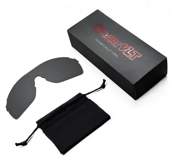 SmartVLT 2 PC ' er Polariserede Solbriller Udskiftning Linser for Oakley EVZero Pitch Ice Blue og Ild Rød
