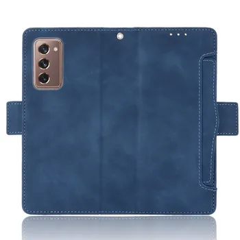 Luksus taske til Samsung Galaxy Z Fold2 5G Cover Vintage Læder Tegnebog Case-Kort Slot, Stødsikkert etui til Galaxy Z-Fold 2