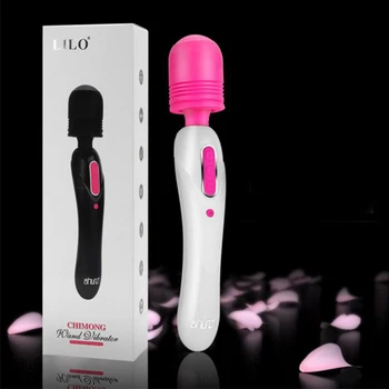 USB-Opladning Dobbelt Hovedet Stærk Vibrator Kvindelige Glad Håndsex Enhed G Spot Klitoris Stimulator Sex Vibrator for Par