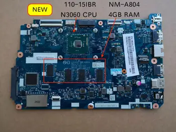 5B20L77435 For Lenovo 110-15IBR 110 15IBR CG520 NM-A804 Notebook bundkort N3060 cpu, 4GB RAM