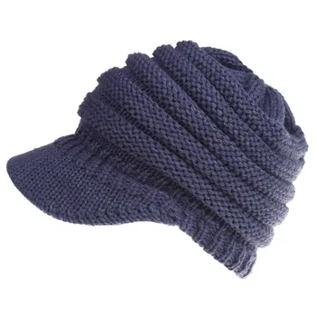 1 stk/masse , Kvinder er strikket baseball caps åbne padderok hatte mænds og kvinders hatte opbevaring af kasketter