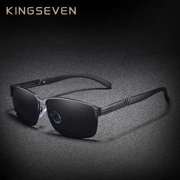 KINGSEVEN HELT Klassisk DESIGN Polariserede Solbriller Mænd Kørsel Sol briller, Beskyttelsesbriller UV400 Gafas Oculos De Sol