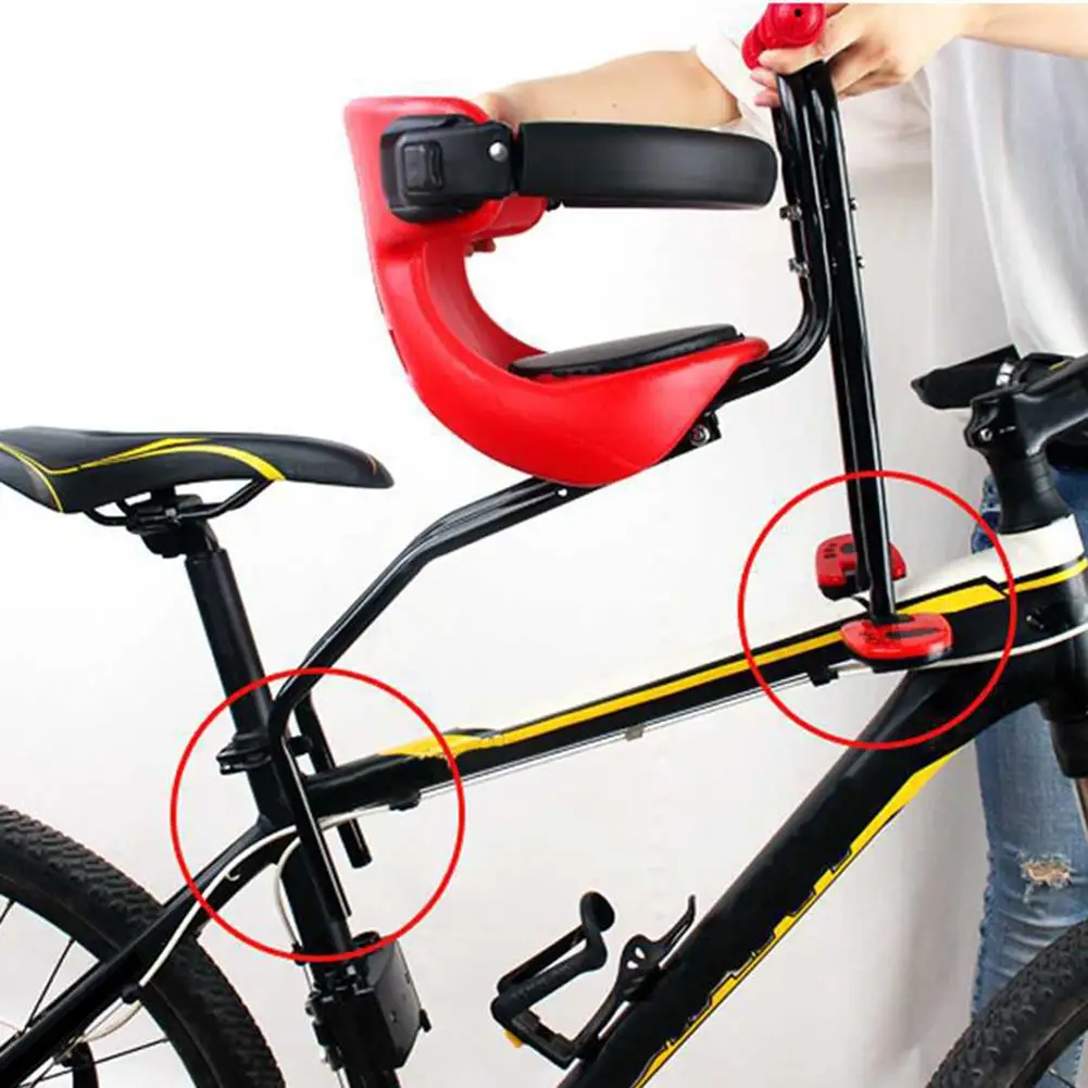 Tilbud Cykelstol Foran Montere Baby Carrier Sæde Med Pedal Pude Cykel Fil Børn Børn Buksetrold - Cykel tilbehør |